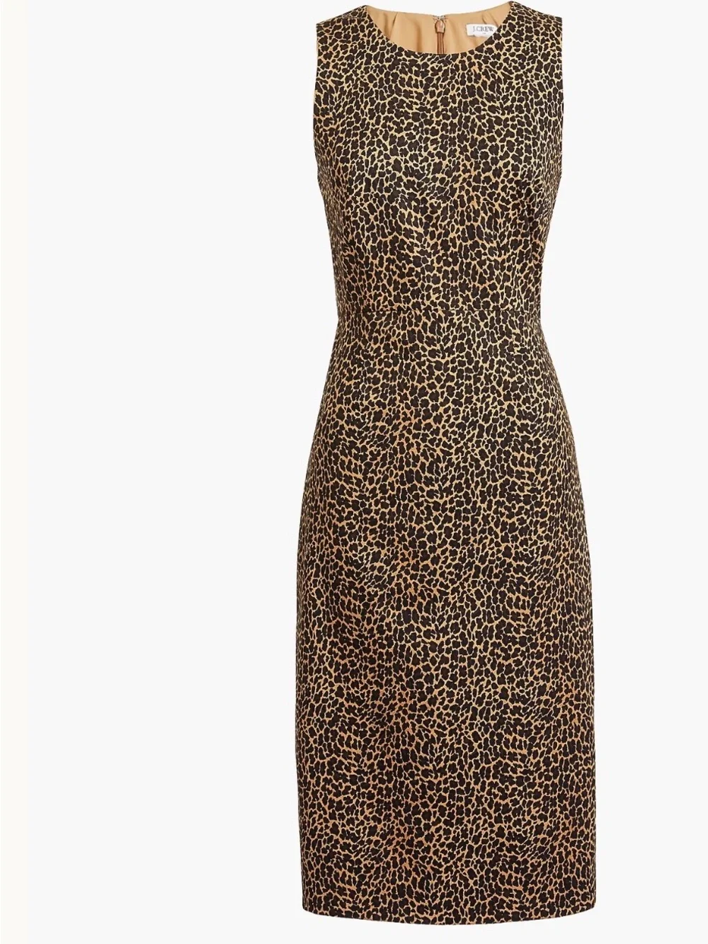 J. Crew Leopard Print Midi Dress